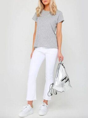 Citizens Of Humanity Drew Fray High Rise Crop Flare Jean  Size 30